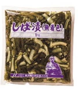常温　無着色しば漬　四つ割