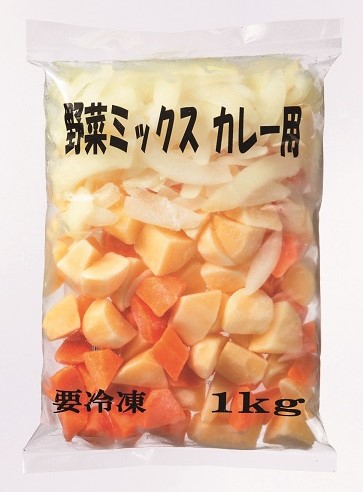 冷凍　野菜ミックスカレー用