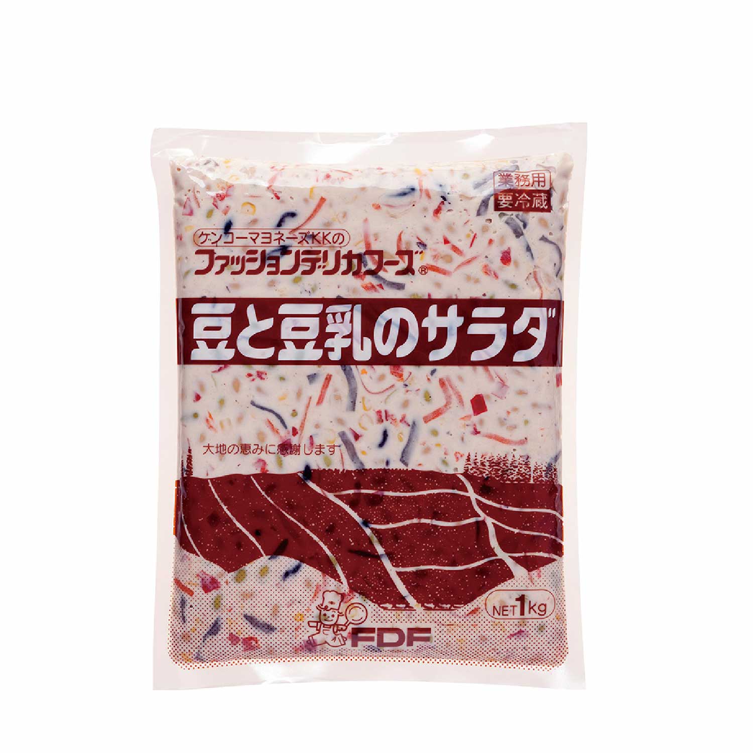 冷蔵　豆と豆乳のサラダ