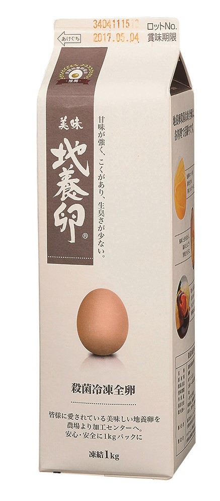冷凍　ＰＰ殺菌冷凍全卵（地養卵）