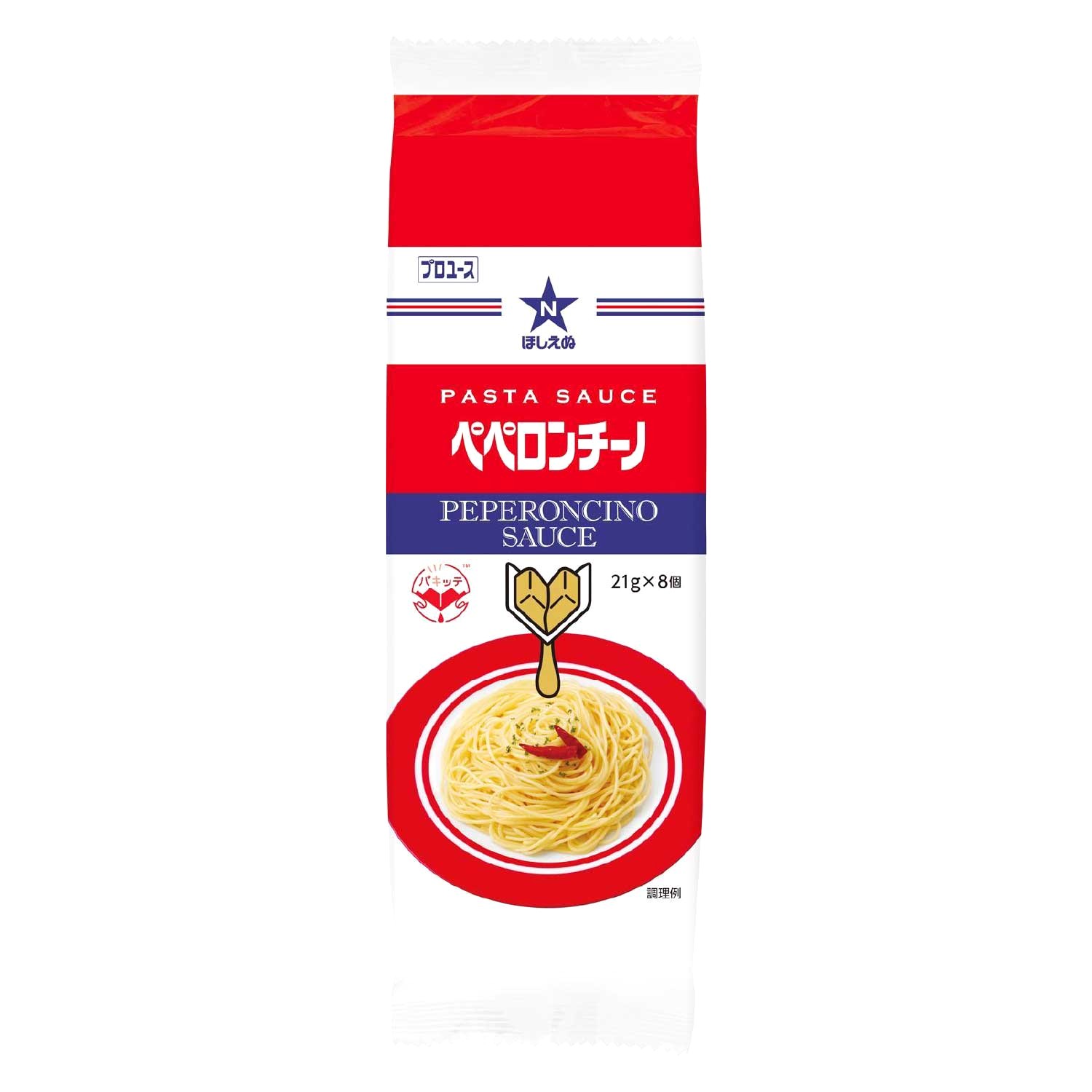 常温　パスタソースペペロンチーノパキッテ　21g×8