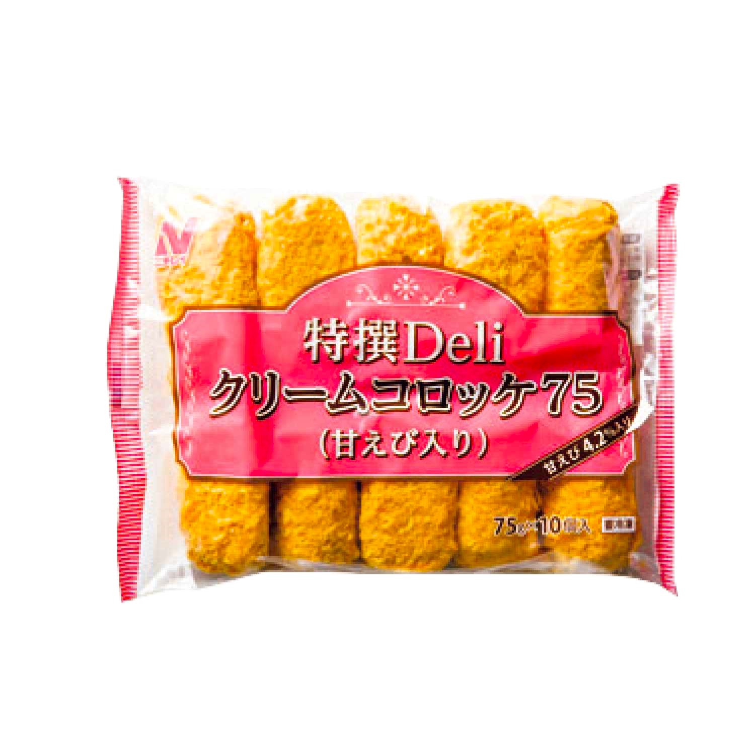 冷凍　特選Ｄｅｌｉクリームコロッケ７５（甘えび４．２％）