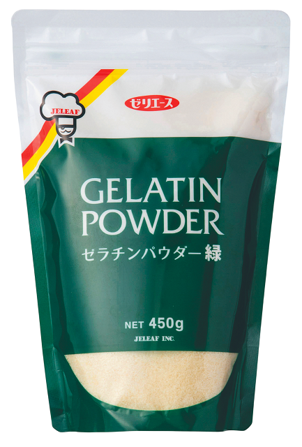 常温　ゼラチンパウダー緑