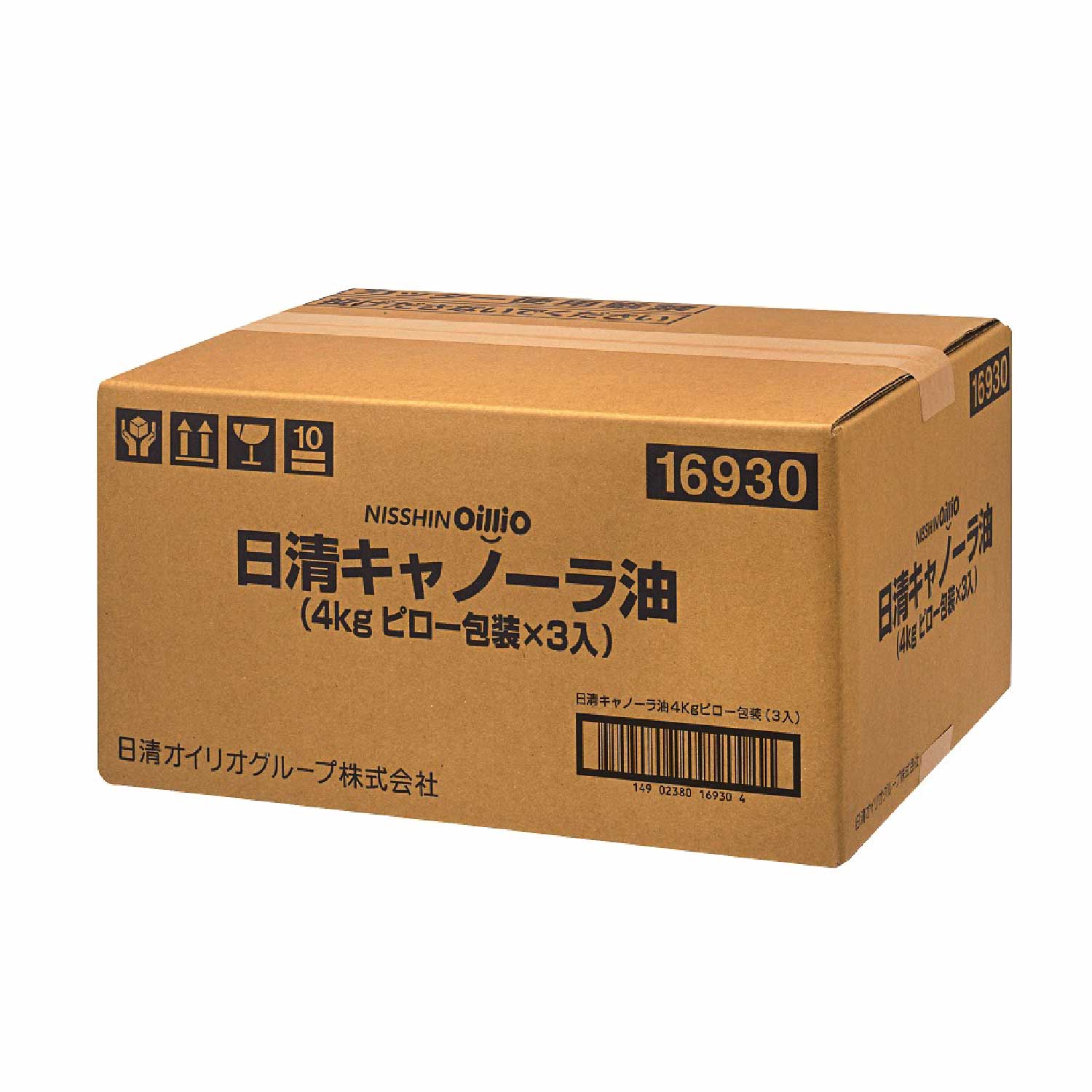 常温　日清キャノーラ油４Ｋピロー