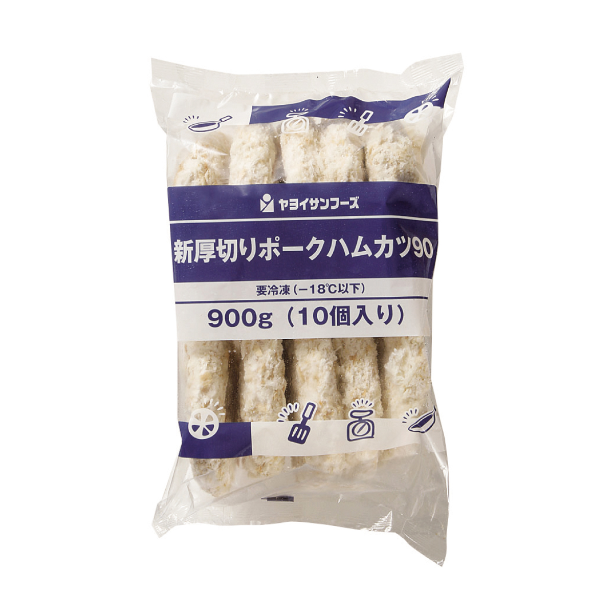冷凍　厚切りポークハムカツ９０