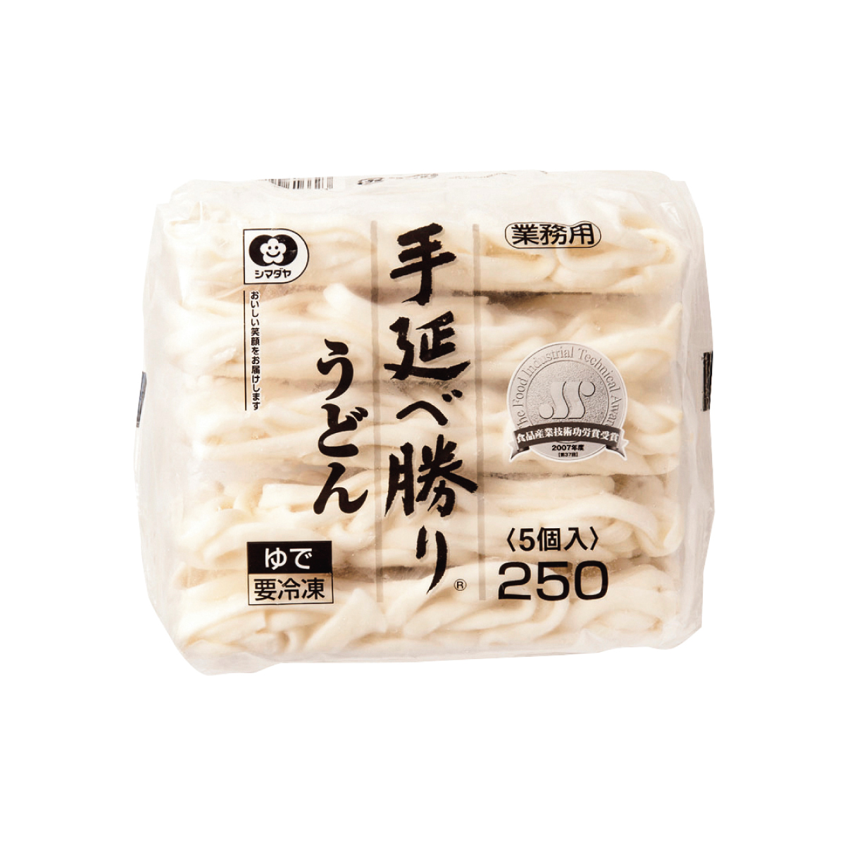 冷凍　手延べ勝りうどん　２５０ｇ