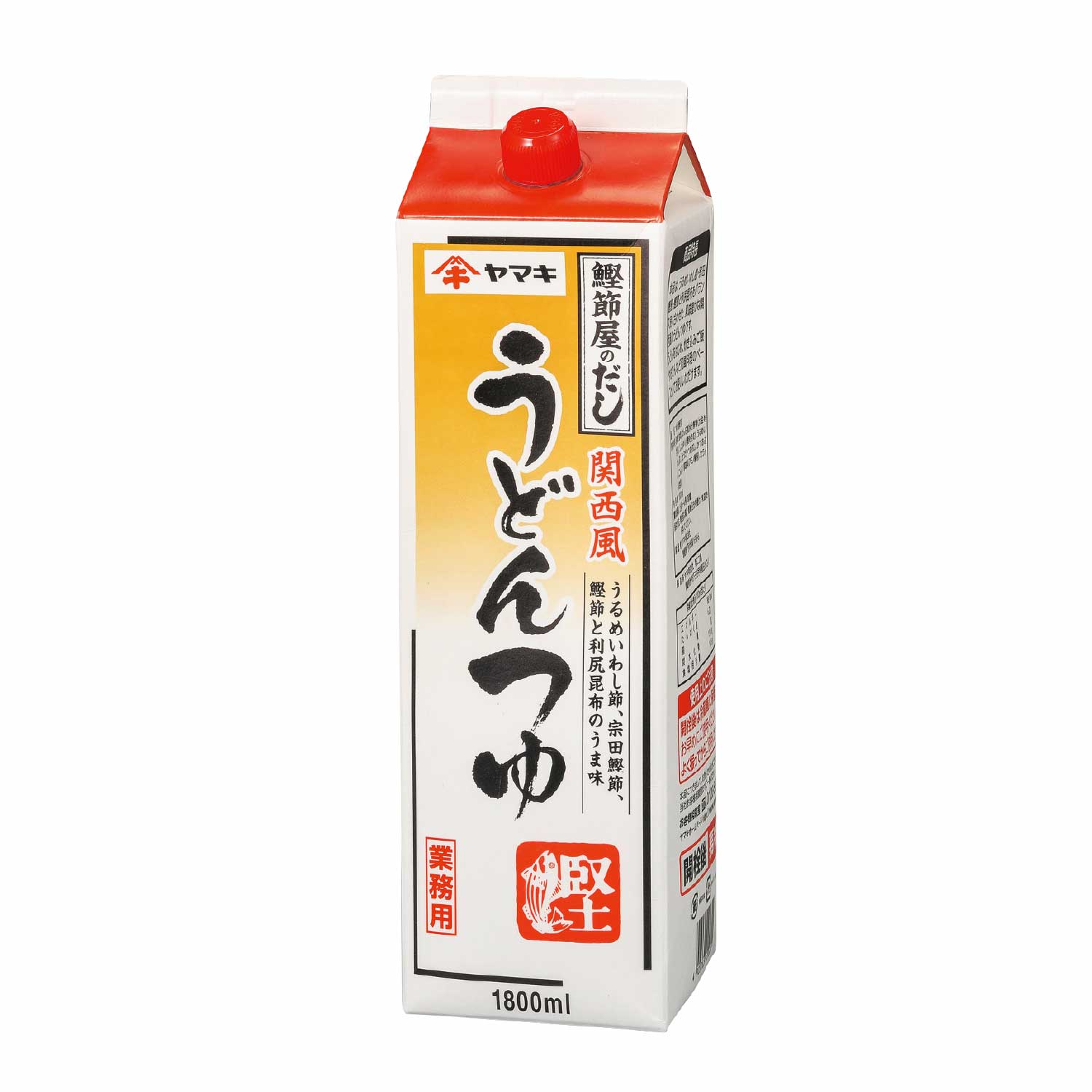 常温　Ｒ関西風うどんつゆ１，８Ｌ紙パック