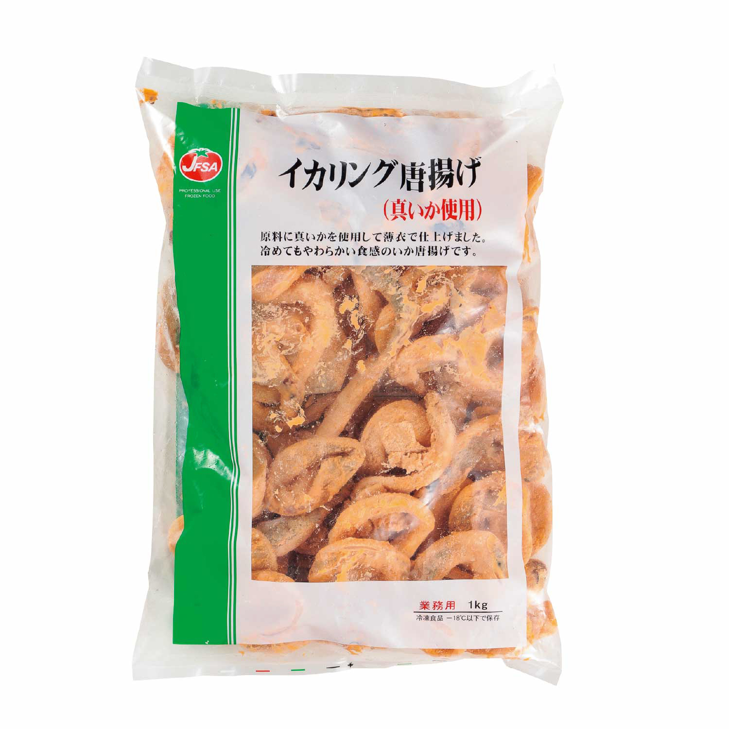 冷凍　イカリング唐揚げ（真イカ使用）　1kg