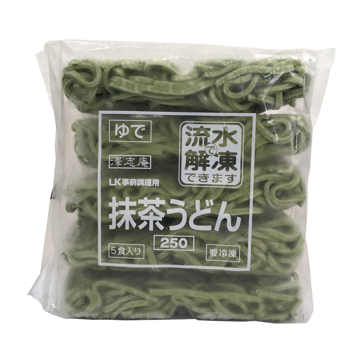 冷凍　ＬＫ事前調理用抹茶うどん２５０