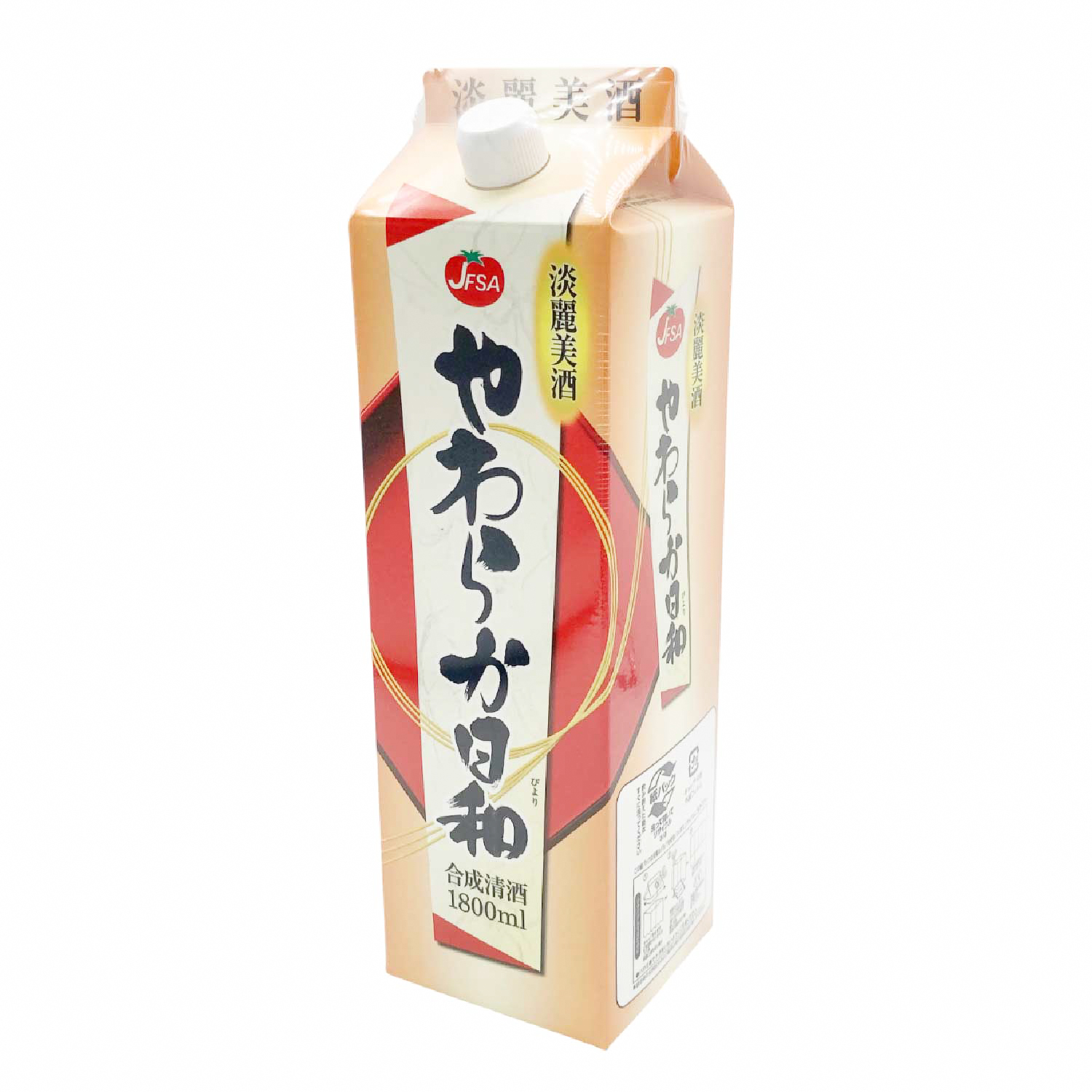 常温　やわらか日和（合成清酒）　1800ml