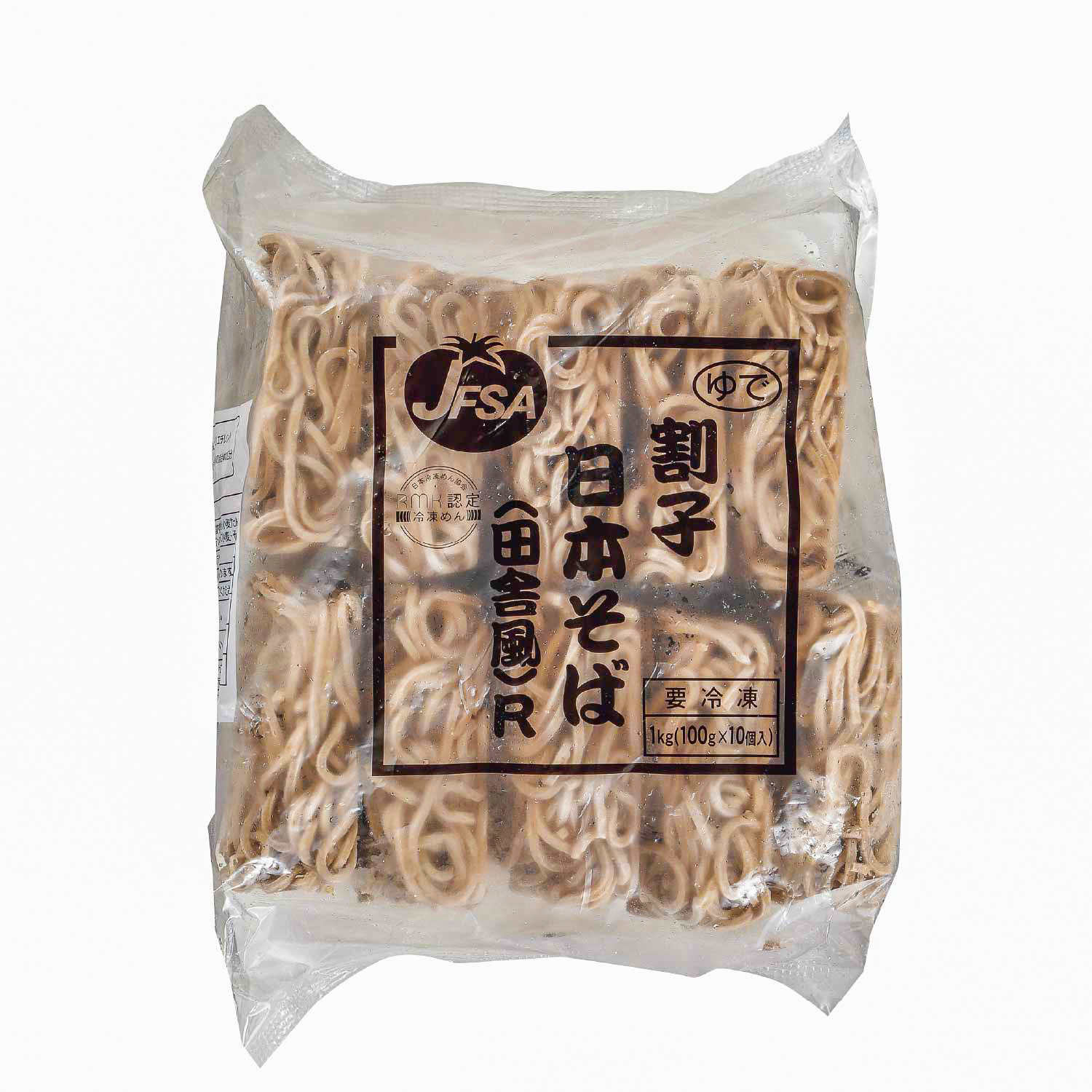 冷凍　割子日本そば（田舎風）Ｒ　100g×10