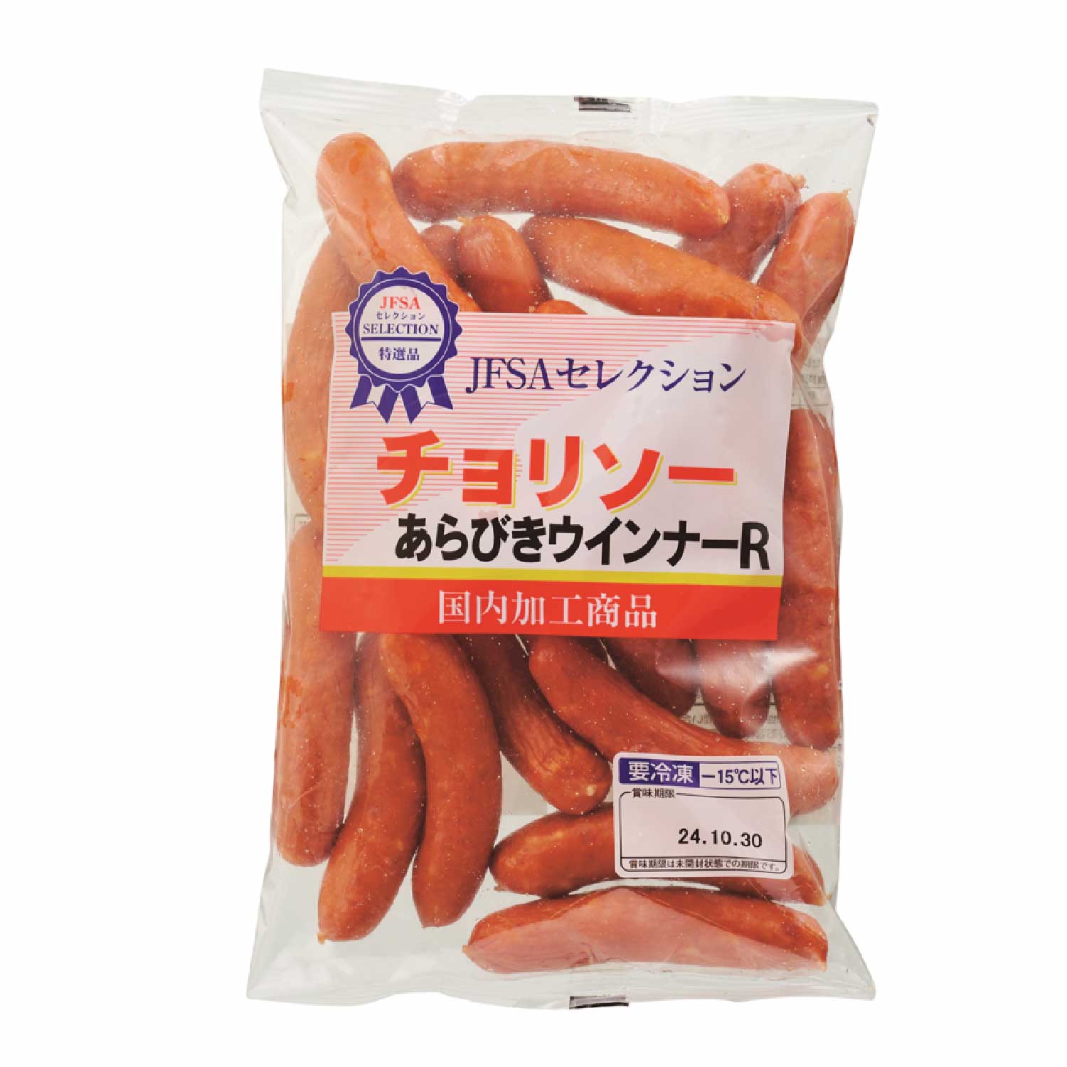 冷凍　チョリソーあらびきウインナーＲ　500g