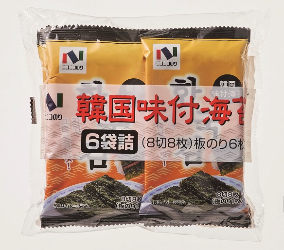 常温　韓国味付海苔８切８枚Ｄ