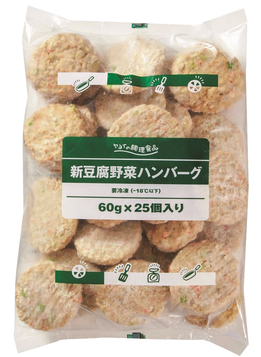 冷凍　豆腐野菜ハンバーグＲ６０ｇ