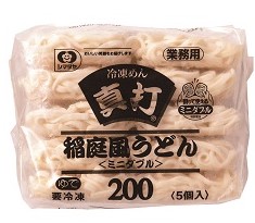 冷凍　真打稲庭風細うどん２００ミニダブル