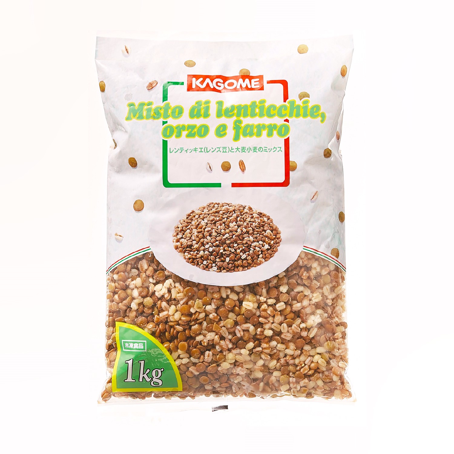 冷凍　レンティッキエ（レンズ豆）と大麦小麦のミックス