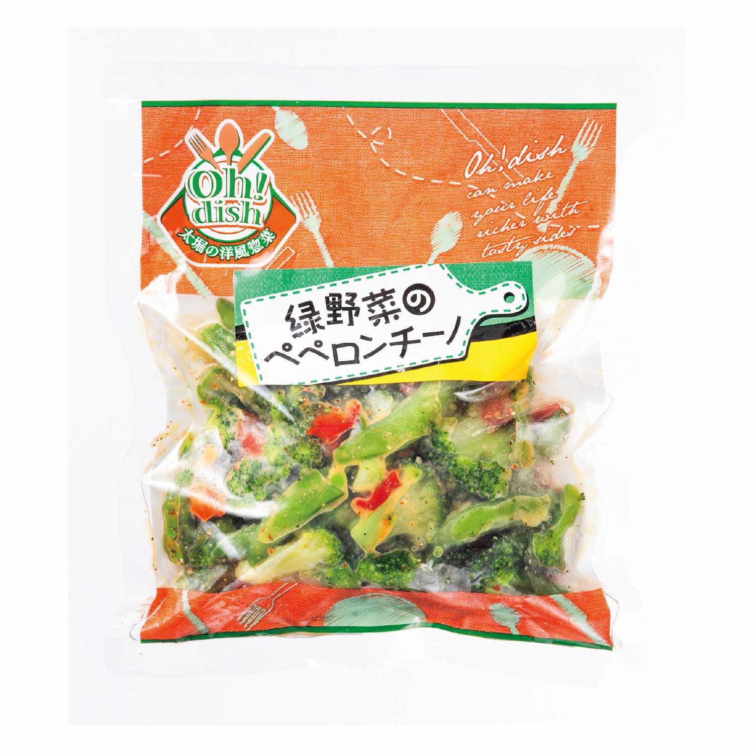 冷凍　Ｏｈ！Ｄｉｓｈ緑野菜のペペロンチーノ