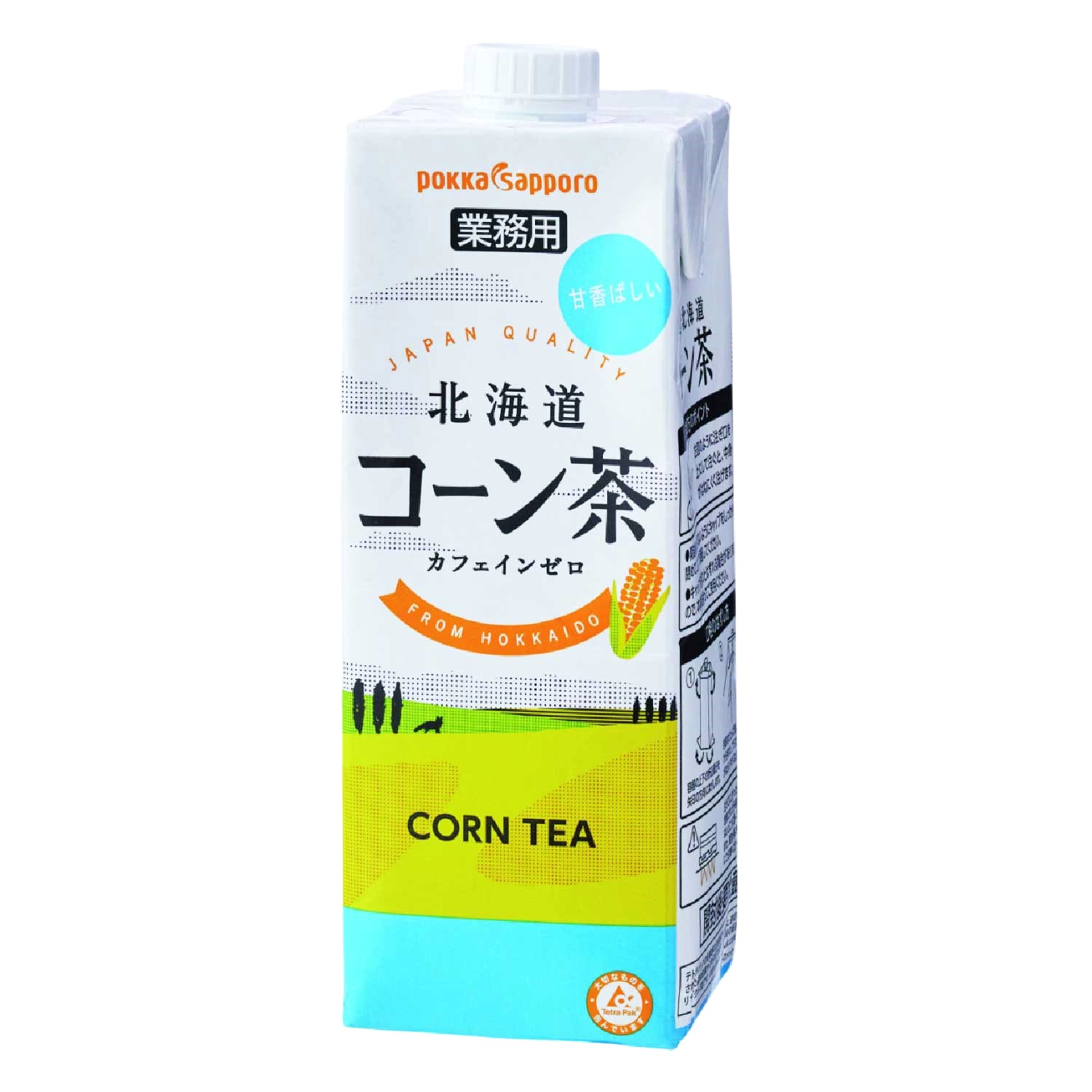 常温　１Ｌ業務用北海道コーン茶