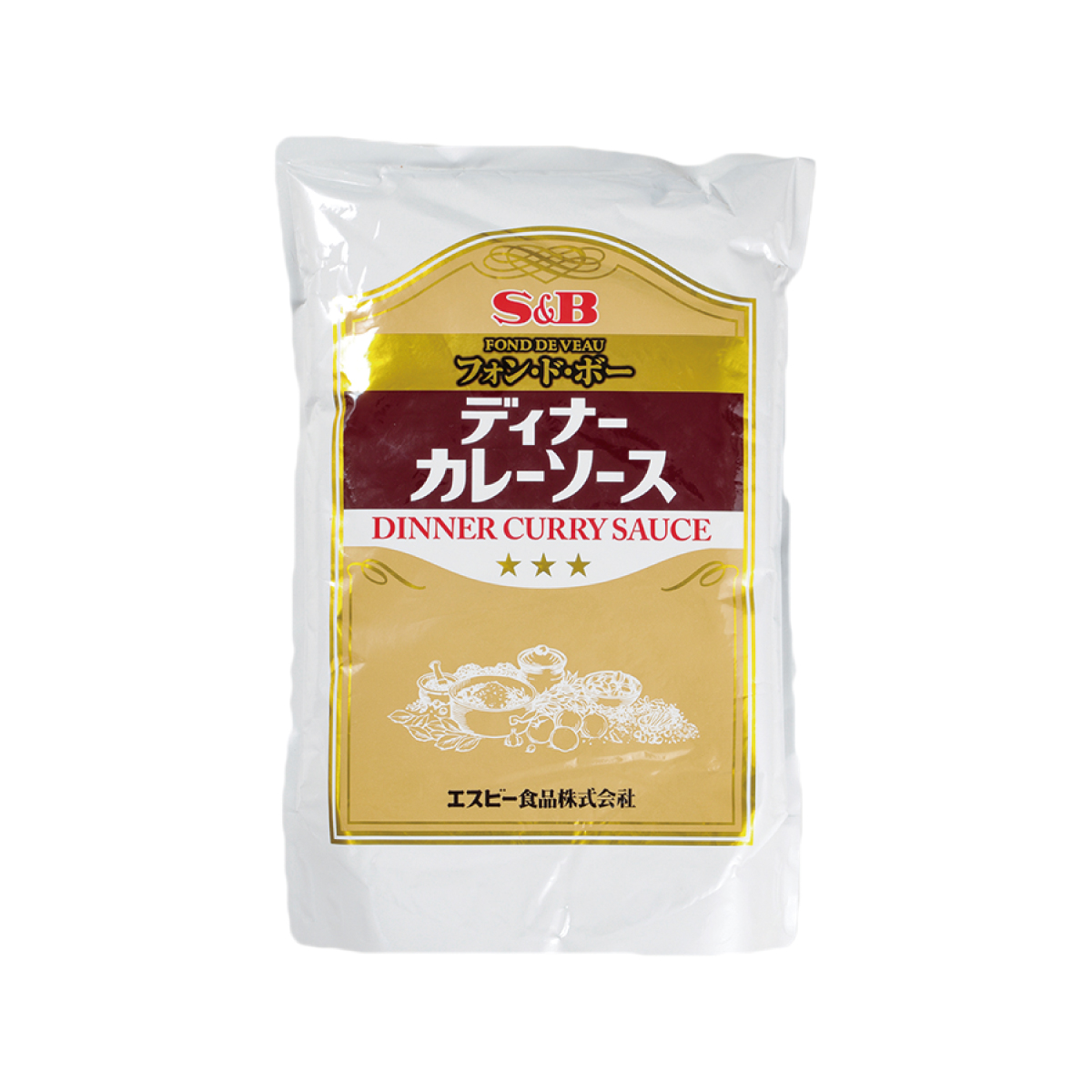 常温　フォン・ド・ボーディナーカレーソース３ＫＧ