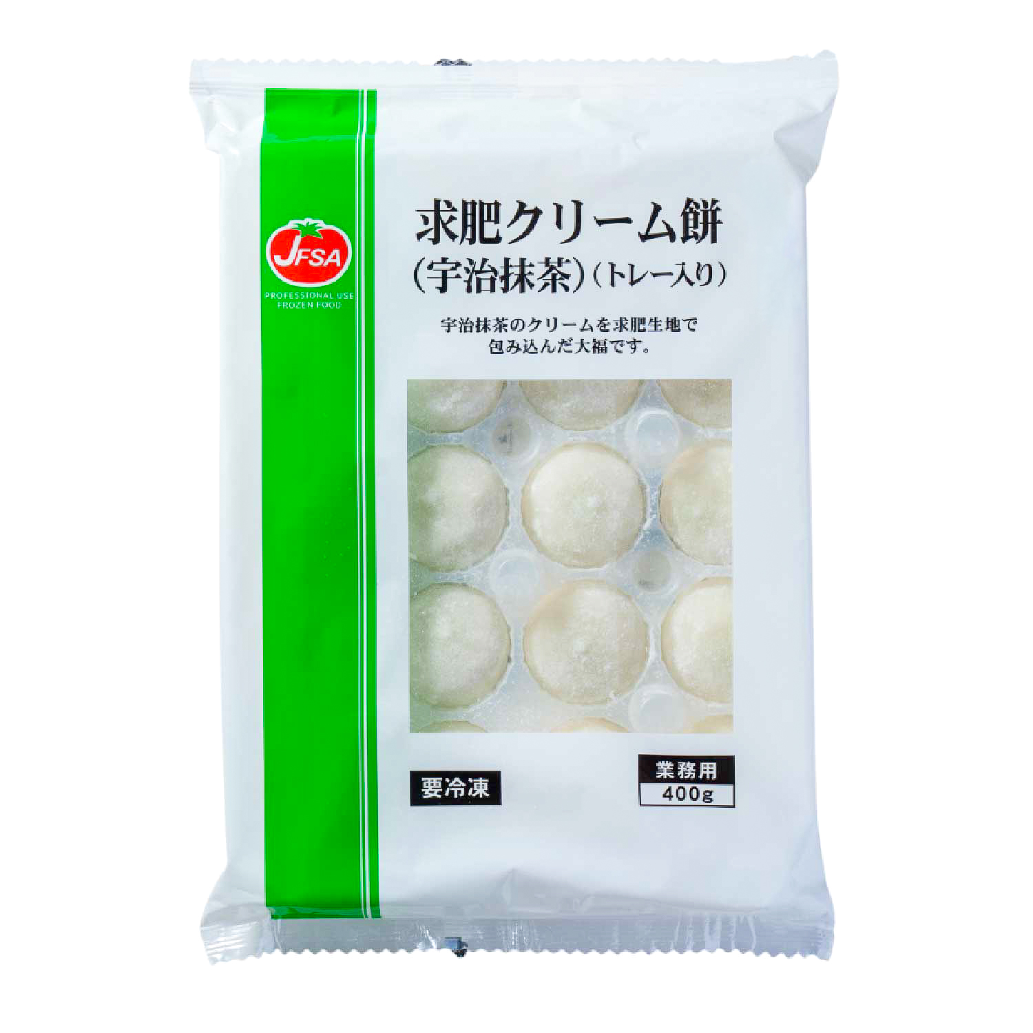 冷凍　求肥クリーム餅（宇治抹茶）　20g×20個
